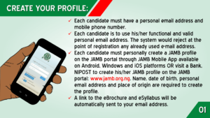 CREATION OF JAMB PROFILES