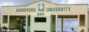 Achievers University Owo (AUO) Courses