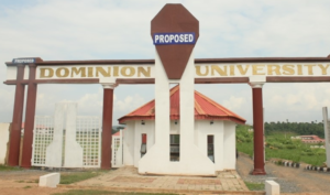 dominion university post utme form