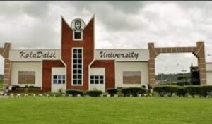 KolaDaisi University post utme form